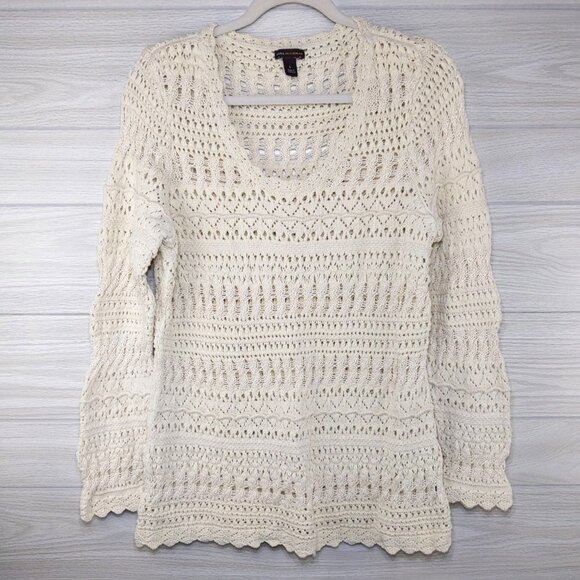 Dana Buchman Sweaters - DANA BUCHMAN Open Knit Sweater L